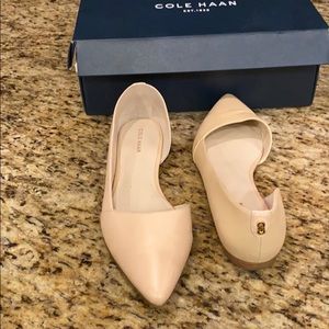 Cole Haan Tan slipon flats